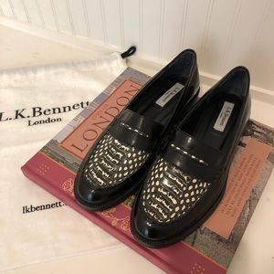 LK Bennett London Penny Loafers sz37